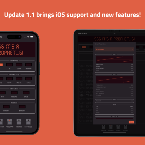 1.1 Update with iOS and iPad screenshots